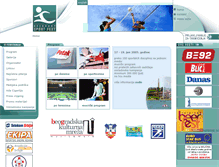 Tablet Screenshot of 2005.belgradesportfest.com