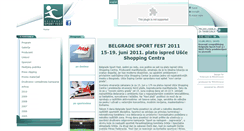 Desktop Screenshot of belgradesportfest.com