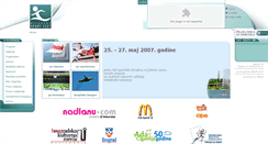 Desktop Screenshot of 2007.belgradesportfest.com